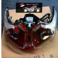 ราคา ไฟท้าย LED โคมไฟ เวฟ 125 i wave ปลาวาฬ รถปี 2012-2017 ไฟท้ายเวฟ125i ตัวใหม่ พร้อมสายไฟ สินค้า (1732557801268413531)