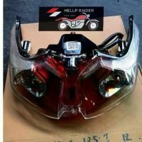 ราคา ไฟท้าย LED โคมไฟ เวฟ 125 i ไฟท้าย wave 125 i เวฟ ปลาวาฬ รถปี 2012-2017 ไฟท้ายเวฟ125i ปลาวาฬ ตัวใหม่ พร้อมสายไฟ สินค้า (1732545969147053400)