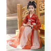 ราคา ชุดผ้าไหมจีน เด็กผู้หญิง เด็ก ชุดกิโมโน จีน ชุดชาติพันธุ์โบราณวินเทจแบบดั้งเดิม ชุดเต้นรำ คอสเพลย์ ชุดฮั่นฝู (1730630192491366659)