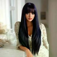 ราคา วิกผมยาวตรงสีม่วงเข้มผู้หญิง NAMM มีหน้าม้า เส้นใยสังเคราะห์ทนความร้อน เต็มหัว ฐานสีน้ำตาลธรรมชาติและหน้าม้าที่เรียบร้อย เหมาะสำหรับเทศกาลดนตรี คอสเพลย์ ปาร์ตี้ และสวมใส่ทุกวัน เ (1732376716545655821)