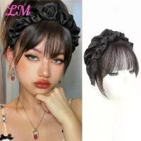 ราคา หน้าม้าปลอมสังเคราะห์, LM, ที่คาดผมขอบเรียบร้อย, ถักเปียสองแถว, ทนความร้อน, สำหรับต่อผม, วิกผม, [COD] (1732641243133347144)