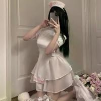 ราคา ชุดคอสเพลย์พยาบาล เซ็กซี่ กวนยู นิช ชุดคอสเพลย์ สนุกใหม่ น่ารัก และเซ็กซี่ ไม่ต้องถอดชุดนอน (1732316062180279933)
