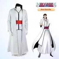 ราคา ชุดคอสเพลย์ BLEACH, ชุดกิโมโนกัปตัน Aizen Sousuke, พร้อมจัดส่ง, ดีไซน์หน้าพีบ (1731633288582628855)