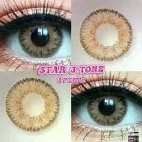 ราคา Wink คอนแทคเลนส์ ฝาดำ Star 3 tone, Lamune Brown ตาหวานสายตา 00 ถึง -650) ใช้งานได้ 1 เดือน (1731955119375353458)