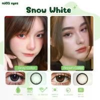 ราคา Lovely มีค่าสายตา คอนแทคเลนส์ Snowwhite ดวงตาตาโต ตาหวาน คมๆ ตัดขอบ ลายธรรมชาติ ขนาดบิ๊กอาย ค่าอมน้ำ 42% ขนาด Dia 14.5 ขนาด B.C. 8.6 ขนาด Eff 18 เลนส์กรองแสง UVA UVB (1729589624801822764)
