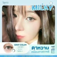 ราคา คอนแทคเลนส์ Milky ( ilens ) ขนาดมินิ Brown/Gray (1731990826472736418)