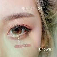 ราคา PrettyDoll Contactlens คอนแทคเลนส์ รุ่น Bambam สีBrown และ Gray สายตาปกติ เลนส์นิ่มใส่สบายตา พร้อมตลับ (1729656179490982458)
