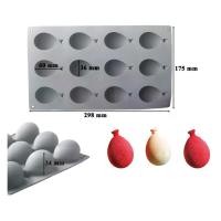 ราคา 005666 แม่พิมพ์ซิลิโคน ลูกโป่ง 6*3.6*3.4g 12 ช่อง (1729659259535853735)