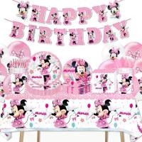ราคา ชุดอาหารโต๊ะปาร์ตี้ธีมมินนี่สีชมพู, จานกระดาษ, ของตกแต่งงานเลี้ยงวันเกิด, รูปกรอบเค้ก, ท็อปเปอร์เค้ก, ลูกโป่ง, ปาร์ตี้มิกกี้เมาส์ (1731218415919597139)