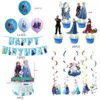 ราคา ตกแต่งงานเลี้ยงวันเกิดเด็ก ธีมเอลซ่า 2 และแอนนาแช่แข็ง รวมแบนเนอร์ ท็อปเปอร์เค้ก ลูกโป่ง และชุดไขลาน (1732331696756001641)