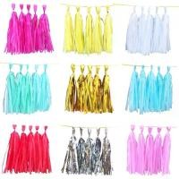 ราคา กระดาษพู่กระดาษ 5 แผ่น/1แพ็ค สําหรับตกแต่ง ลูกโป่ง DIY ในหลากหลายสีสัน (1729584275498896149)