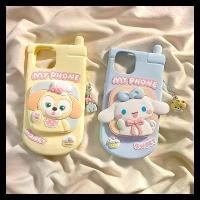 ราคา เปลือกโทรศัพท์มือถือ, เค้ก Keqi'an เชฟสุนัข, สำหรับ iPhone, กระจกแต่งหน้าแบบพลิกการ์ตูน, เข้ากันได้กับ iPhone (1732080203930765976)