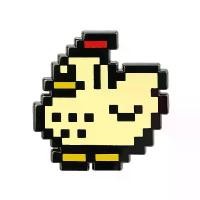 ราคา หมุดเคลือบไก่พิกเซล, ทุ่งหญ้า, ป้ายเกมแสนสบาย, เข็มกลัดอุปกรณ์ต่อพ่วงเกมฟาร์ม Kawaii, ของที่ระลึก (1732533447462192133)