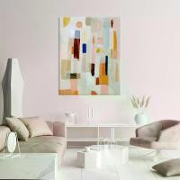 ราคา ภาพวาดสีน้ำมันบนผืนผ้าใบ, ศิลปะนอร์ดิก, โมแรนดี, การออกแบบเรขาคณิตที่มีสีสัน, ไม่มีกรอบ, ทันสมัย, ภาพตกแต่งผนัง, สินค้าในครัวเรือนสุดหรู, เหมาะสำหรับตกแต่งห้องนั่งเล่น, ภาพวาดตกแต่ง, ไอเดียของขวัญในอุ