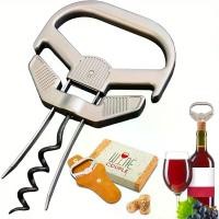 ราคา ที่เปิดขวดไวน์ สไตล์วินเทจ สำหรับขวดวินเทจ ที่เปิดขวดไวน์เก่า พร้อมซองหนังแบบพกพา เครื่องดึงจุกสองแฉก สำหรับนักดื่มไวน์ และนักสะสม เหมาะสำหรับเป็นของขวัญในอุดมคติสำหรับคนรักไวน์ เหมาะสำหรับการแบ่งประเ