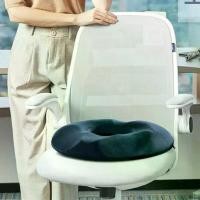 ราคา เบาะรองนั่ง หมอนรองนั่ง เบาะนั่ง หมอนโดนัท เมมโมรี่โฟม ออกแบบตามหลักสรีระการนั่ง Ergonomic Donut Pillow Seat Cushion ขนาด 44 x 41 7 ซม. เบาะรองนั่งในรถ รองก้นกันแผลกดทับริดสีดวง แผลกดทับหญิงตั้งครรภ์