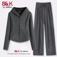 ราคา Baleno S & K Series แคชเมียร์เทียม เสื้อคาร์ดิแกน ทรงสลิมฟิต มีฮู้ด เซ็ต 2 ชิ้น กางเกงลายข้าวเหนียว ชุดกีฬา คอลเลคชั่นฤดูใบไม้ผลิและฤดูใบไม้ร่วง มาใหม่ มีคน 2.138 ล้านคนได้โปรดักส์นี้ (173121845826686