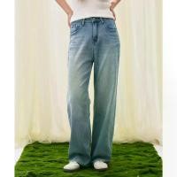ราคา กางเกงยีนส์วินเทจสำหรับผู้หญิง สไตล์เกาหลี ดีไซน์ย้อนยุคญี่ปุ่น คอลเลคชั่นสปริงใหม่ 25 กางเกงยีนส์ทรงตรง เอวสูง ลำลอง ผ้าฝ้ายซักได้ อเนกประสงค์ เหมาะสำหรับฤดูใบไม้ผลิ กางเกงยีนส์ทรงตรง Shengdu (173230