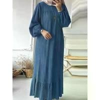 ราคา ชุดมุสลิม, Abaya แขนพัฟและนัวเนีย covergirls.abaya.dress elegant Muslimah ชุดเดรสมินิกูรง ช ุ ด ร า ต ร ี อ ิ ส ล า ม ชุดนิกะห์มาเลเซีย ชุดรายอสีครีม ชุดใส่ไปคาเฟ่อิสลาม ชุดรายอ2024แบบใหม่เรียบหรู ชุด