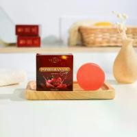 ราคา สบู่ทับทิม สารสกัดจากทับทิมธรรมชาติ สบู่ทำความสะอาดผิวหน้า เหมาะกับผิวแพ้ง่าย มีสารสกัดอุดมไปด้วยกลุ่มpolyphenol เป็นAnti-oxdant ที่ดีมากต่อผิวพรรณมีประสิทธิภาพในการลดริ้วรอย รอยด่างดำ ลดสิว ช่วยยับยั