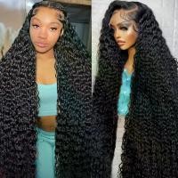 ราคา วิกผมลูกไม้ด้านหน้าหยักศกลึกสำหรับผู้หญิง 30 นิ้ว ความหนาแน่น 180% ลูกไม้ 13x4 HD ที่ถอนก่อน ไม่มีกาว ผมมนุษย์ เนื้อหยิกสีดำธรรมชาติ ดูเต็มและหลวม วิกผมอเนกประสงค์ ผมยาวไหล่ | ด้านหน้าลูกไม้ความละเอีย