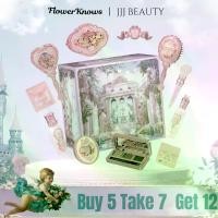 ราคา ชุดแต่งหน้า, ดอกไม้รู้ว่าวันฮา, ลิปกลอส, บลัชออน, อายแชโดว์, กิ๊บติดผม, กระจกมือ, แปรงปัดแก้ม, ดูดนิ้วหัวแม่มือกำมะหยี่, ดูดนิ้วหัวแม่มือเบาะลม, แปรงเบาะ, กล่องของขวัญเครื่องสำอาง, เหมาะสำหรับเป็นของข