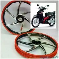 ราคา kingdqwemSHOP ความคงทน ล้อแม็ก Daiichi แม็กไดอิจิ ลาย Racing 68 สำหรับรุ่น WAVE-110I, WAVE-125I ปี2013-2019 สีดำขอบแดงตัดเงิน(ผลิตในประเทศไทย) มอเตอร์ไซค์ Motorcycle รถ ล้อหน้า ไฟหน้า (173174236416511
