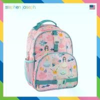 ราคา Stephen joseph กระเป๋าเป้เด็ก ยอดนิยมจากอเมริกา ฟรีสติ๊กเกอร์ติดชื่อ สำหรับเด็กอนุบาลและประถม กระเป๋านักเรียนน่ารัก น้ำหนักเบา ช่องใส่ของกว้าง ใส่สมุดขนาดA4ได้ ALL OVER PRINT BACKPACK PRINCESS (F24) ก