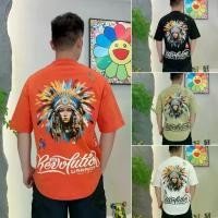 ราคา เสื้อยืดแขนสั้นในฤดูร้อนพิมพ์ลายเด็กผู้หญิงอินเดียอเนกประสงค์เอวยางยืดผ้าฝ้ายสวมใส่สบายเหมาะสำหรับคู่รัก ฤดร้อน พิมพ์ลายสร้างสรรค์ อเนกประสงค์และ หลวม สำหรับผู้ชาย เสื้อคอกลม อินเทรนด์ ผ้าสำลีผ้าไหม M