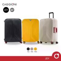 ราคา [COD] [Tiktok]CAGGIONI กระเป๋าเดินทาง รุ่นจอย (Joy) C20021 ขนาด 20 นิ้ว [สีเทา/สีนู้ด/สีเหลือง] วัสดุPP100% 4 ล้อ ล้อคู่ หมุนได้ 360 องศา ระบบกุญแจล็อค TSA กระเป๋าเดินทางล้อลาก คาจีโอนี่ (173133117856
