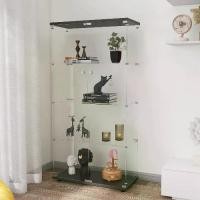 ราคา ตู้โชว์กระจก 64 นิ้ว ตู้กระจก 4 ชั้น ตู้โชว์คอลเลกชันของสะสม Curio ตู้โชว์ถ้วยรางวัล ชั้นวางหนังสือแบบยืน (1731220857511838856)