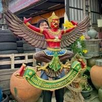 ราคา พญาครุฑ ขนาดใหญ่120ซม รูปหล่อพญาครุฑแขวนผนัง (1731575281763518834)