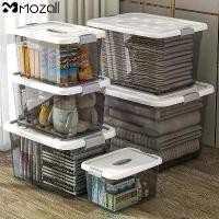 ราคา Mengzhan กล่องเก็บของ โปร่งใส วัสดุพลาสติก เหมาะสำหรับนักเรียน ที่เก็บหนังสือ กล่องเก็บของในหอพัก สามารถเก็บเสื้อผ้า ความจุขนาดใหญ่ ขนาดใหญ่พิเศษ (1731793907957664053)