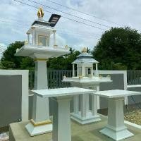 ราคา Sangsirisin ศาลโมเดิร์น รุ่น หลังคารอนสองชั้น ครบชุด พระภูมิ เจ้าที่ โต๊ะไหว้บูชา สีสามารถทำได้ตามความต้องการ วัตถุมงคล พระพุทธรูป (1731770717226896097)