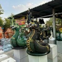 ราคา รูปปั้นองค์พญานาคใหญ่ สูง 1.3 เมตร งานสวย เกล็ดสวย สีทน (1731989254786746705)