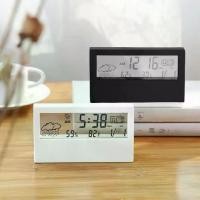 ราคา นาฬิกาปลุก LCD หน้าจอโปร่งใส พร้อมแสดงวันที่ สภาพอากาศ อุณหภูมิ และความชื้น นาฬิกาตั้งโต๊ะอัจฉริยะ เหมาะสำหรับนักเรียน เปิดใช้งานด้วยเสียง การแจ้งเตือนตั้งเวลา (1731148714255026633)