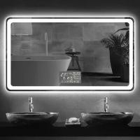 ราคา กระจกสี่เหลี่ยมป้องกันหมอกอัจฉริยะสไตล์นอร์ดิก หน้าจอสัมผัส ไฟ LED เรืองแสงติดผนัง กระจกห้องน้ำติดผนัง (1729677090674740001)