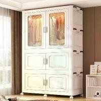 ราคา ตู้ตู้เสื้อผ้าสำหรับเด็ก พับเก็บได้ หลายชั้น ชิ้นเดียวพร้อมประตูตู้เสื้อผ้า พลัสไซส์ เหมาะสำหรับเสื้อผ้าเด็ก (1731196565790754043)