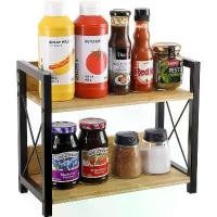 ราคา ชั้นวางอุปกรณ์ห้องน้ำ, ไม้สองชั้น, ข้ามพรมแดน, เคาน์เตอร์ครัว, ชั้นวางขวดปรุงรส, ชั้นวางจิปาถะในครัวเรือน (1731463355119929228)