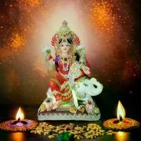 ราคา รูปปั้นตุ๊กตาผู้หญิงนั่งช้าง ลักษมี (1729686829209651956)