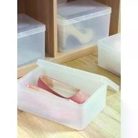 ราคา กล่องเก็บของ พลาสติกใส มีฝาปิด สำหรับตู้เสื้อผ้า กล่องเก็บเสื้อผ้า ขนาดเล็ก เหมาะสำหรับเก็บของ (1730308723324455132)