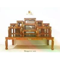 ราคา PF_Phrae | โต๊ะหมู่ โต๊ะหมู่บูชาไม้สัก หมู่9หน้า9 สีเนื้อไม้ (แกะสักทอง) (1731968994236599256)