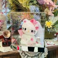 ราคา ชุดแต่งงาน, ธีมการเสนอราคา, ตกแต่งตุ๊กตาดอกไม้นิรันดร์ Hello Kitty, เหมาะสำหรับวันวาเลนไทน์ 520, วันเกิด, เทศกาล Qixi, กล่องอะคริลิค (1732276114513168582)