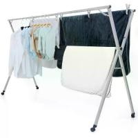 ราคา ราวตากผ้า พับเก็บได้ มีล้อ ราวตากผ้าสามารถขยายได้ 95 นิ้ว คลิปหนีบกันลม 20 อัน หมุดขนาดใหญ่ 10 อัน รวมกระเป๋าเก็บของ เหมาะสำหรับใช้ในบ้าน (1732326324016679048)