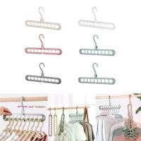 ราคา ไม้แขวนเสื้อพลาสติก มัลติฟังก์ชั่น ประหยัดพื้นที่ ที่เก็บของในตู้เสื้อผ้า แขวนผ้า (1731052143133559238)