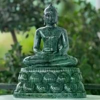 ราคา พระบูชา พระพุทธรูป แกะสลัก รูปทรง พระแก้วมรกต หรือ พระแก้วเศียรโล้น ปางสมาธิ ขนาดหน้าตัก 7 นิ้ว พร้อมฐาน สูงรวม 13 นิ้ว (1730824471850420255)