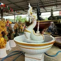 ราคา รูปปั้นพญานาคสีขาวองค์ใหญ่ พร้อมอ่าง+ขาตั้ง (1730394337345636689)