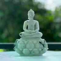 ราคา พระหยก แกะสลัก รูปทรง พระแก้วมรกต ขนาดหน้าตัก 3 นิ้ว ฐานกว้าง 4.5 นิ้ว 2 ชิ้นแยกฐาน พระพุทธรูป วัตถุมงคล (1730742525240903711)