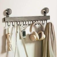 ราคา ตะขอกาวในห้องน้ำ, วัสดุอลูมิเนียม, การติดตั้งแบบไม่มีรูพรุน, ตะขอแถวเคลื่อนย้ายได้อเนกประสงค์, แขวนผนัง, เหมาะสำหรับห้องครัวและห้องน้ำ, ตะขอเก็บของ, พร้อมถ้วยดูด (1731278909480404029)