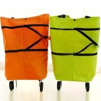 ราคา รถเข็นพับได้ มีล้อ เหมาะสำหรับการช้อปปิ้ง แบบใช้ซ้ำได้ ถุงร้านขายของชำ ถุงเก็บอาหาร ถุงผัก (1731135582428629883)